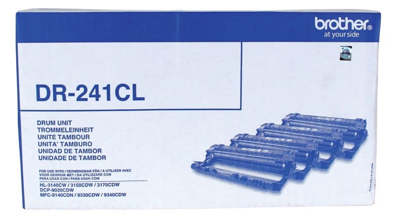 Tambour Brother DR-241CL D'origine Noir, Cyan, Magenta, Jaune