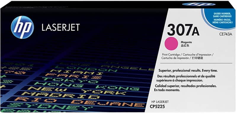 Print Cartridge HP 307A D'origine CE743A Magenta