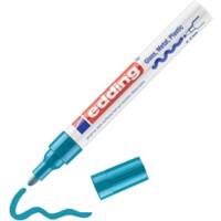 Marqueur peinture edding 750 - Pointe ogive moyenne - Bleu clair