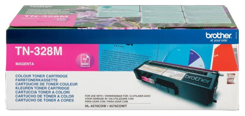 Toner Brother TN-328M D'origine Magenta