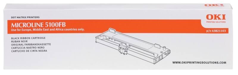 Ruban d'impression D'origine OKI 43821103 Noir