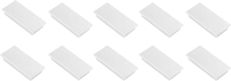 Aimant Franken Blanc 5 x 2,3 cm 10 Unités
