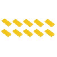 Aimant Franken Jaune 5 x 2,3 cm 10 Unités
