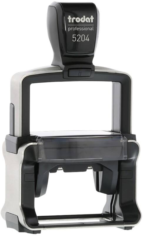 Tampon de bureau personnalisable Trodat Professional Line 5204 5 Lignes 8,7 x 4,2 x 15,5 cm Noir