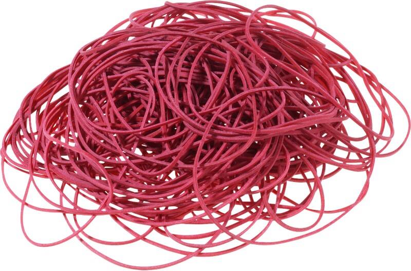Élastiques en caoutchouc Viking 120 x 1,5 mm Ø 80 mm Rouge 500 g