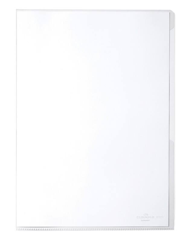 Pochettes coins DURABLE Premium A4 Transparent PP (Polypropylène) 150 microns 100 unités