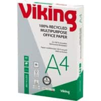 Papier imprimante Viking Bright-White A4 100% Recyclé 80 g/m² Lisse Blanc 500 Feuilles