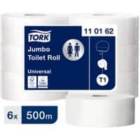 Papier toilette Tork T1 Universal 1 épaisseur 110162 6 Rouleaux de 2 500 Feuilles