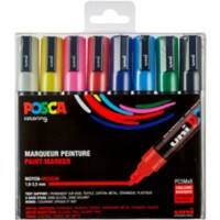 Marqueur peinture POSCA PC-5M Assortiment Moyenne Ogive 1,8 - 2,5 mm 8 Unités