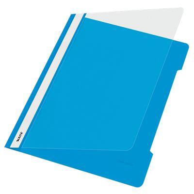 Farde à lamelles Leitz Standard 4191 plastique A4 PVC 60 feuilles Bleu clair