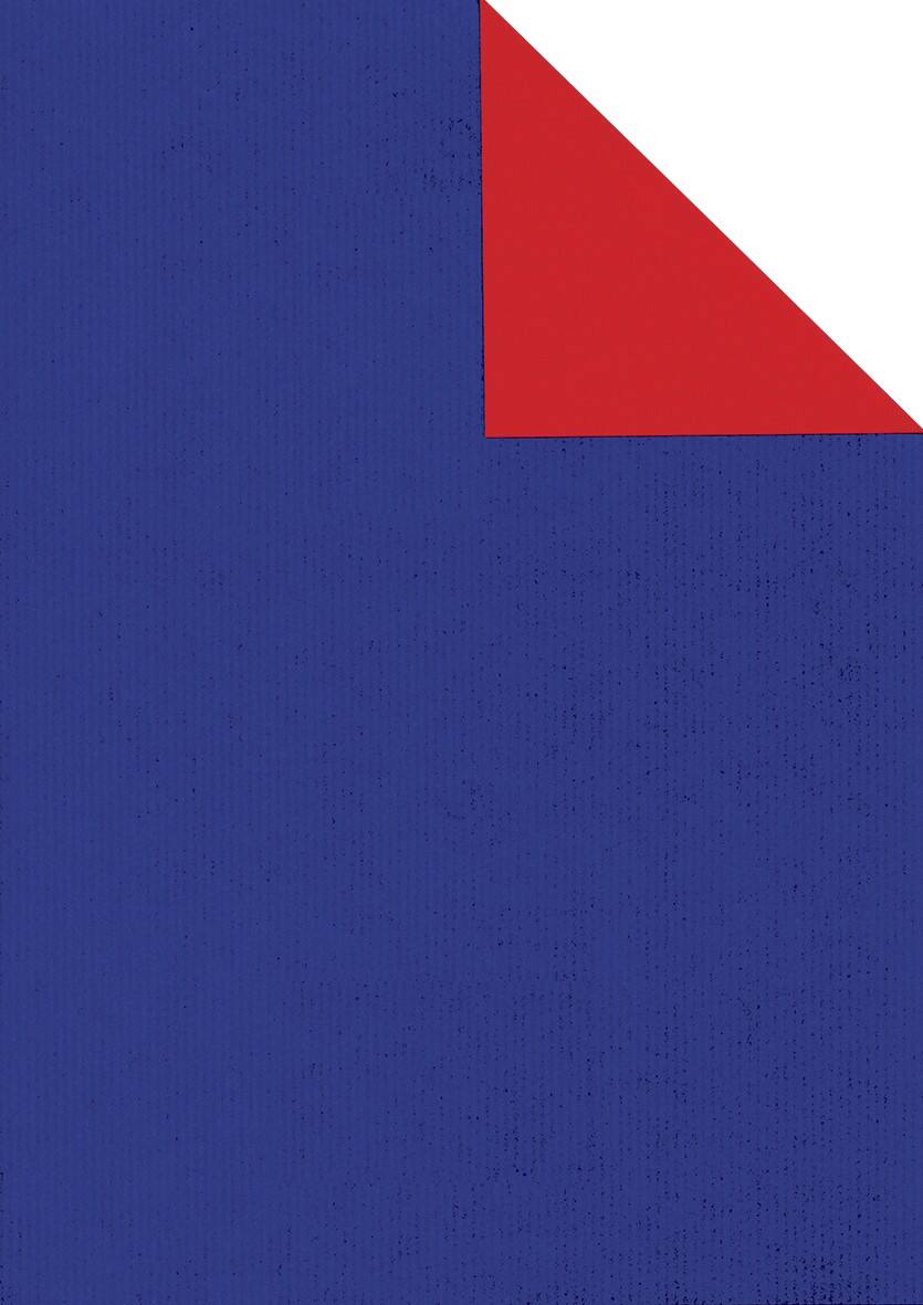 Rouleau de papier d'emballage Papyrus Bleu, rouge 65 g/m² 500 mm x 20 m