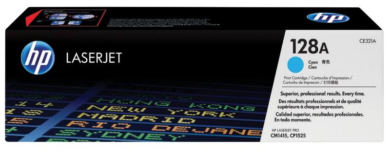 Toner HP 128A D'origine CE321A Cyan