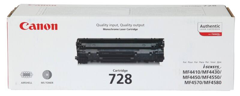 Toner 728 D'origine Canon Noir