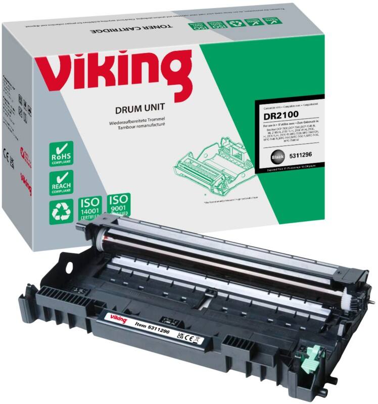 Tambour Viking compatible Brother DR-2100 Noir