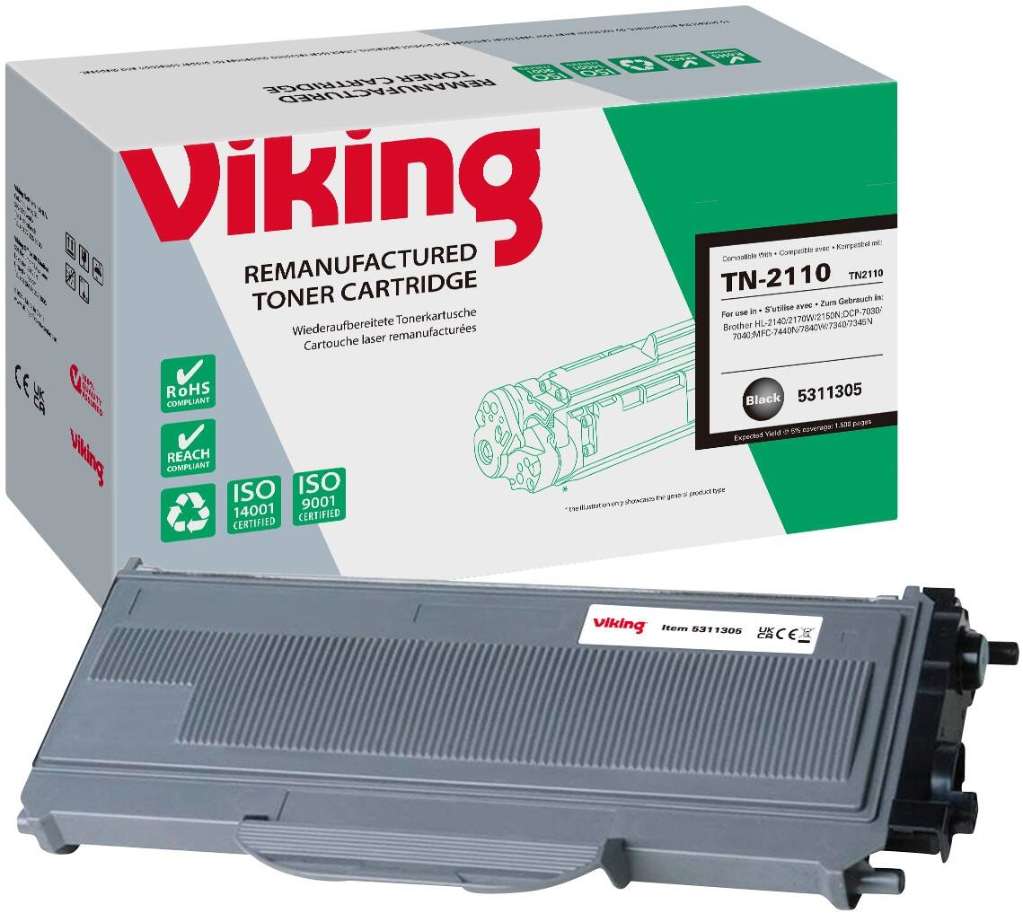 Toner Office Depot Compatible Brother TN-2110 Noir