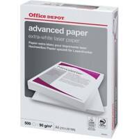 Papier imprimante Office Depot Advanced A4 90 g/m² Lisse Blanc 500 Feuilles