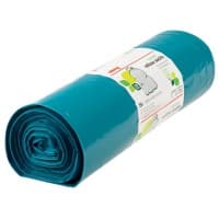 Sac-poubelle Viking Viking 120 L  Bande de fixation Bleu PEBD (Polyéthylène à basse densité) 47 microns 25 Unités