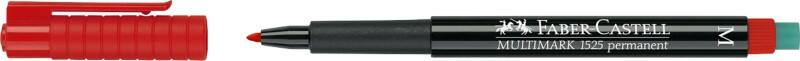 Marqueur OHP/DVD Faber-Castell Multimark Moyenne Ogive, Fine 1 mm Rouge