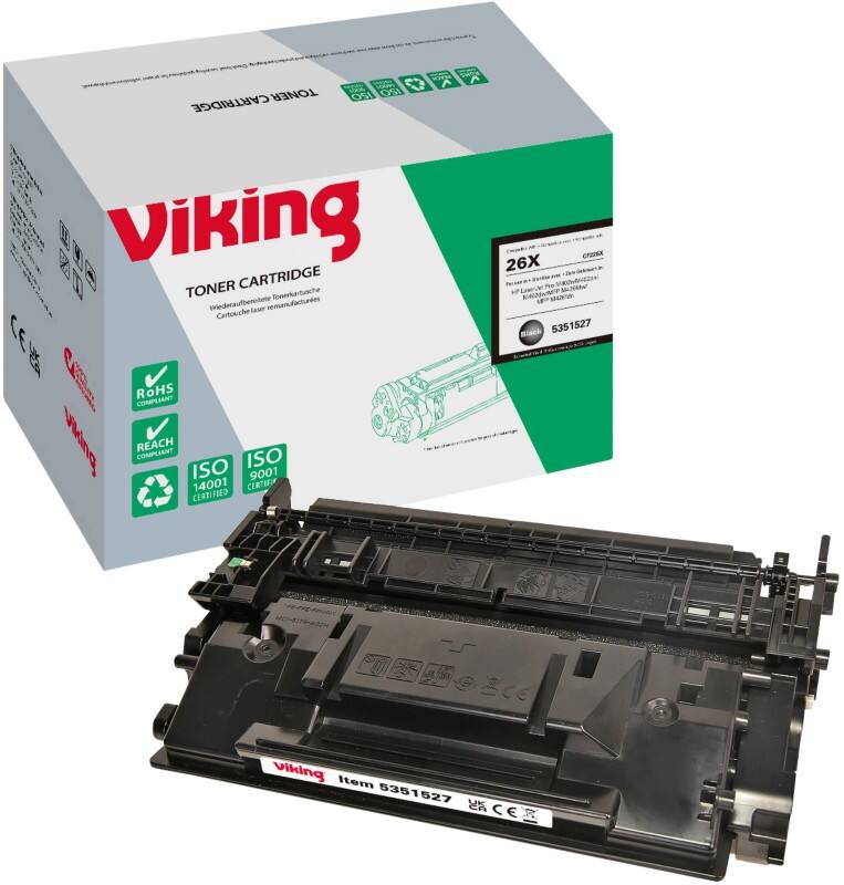 Toner Viking 26X Compatible HP CF226X Noir