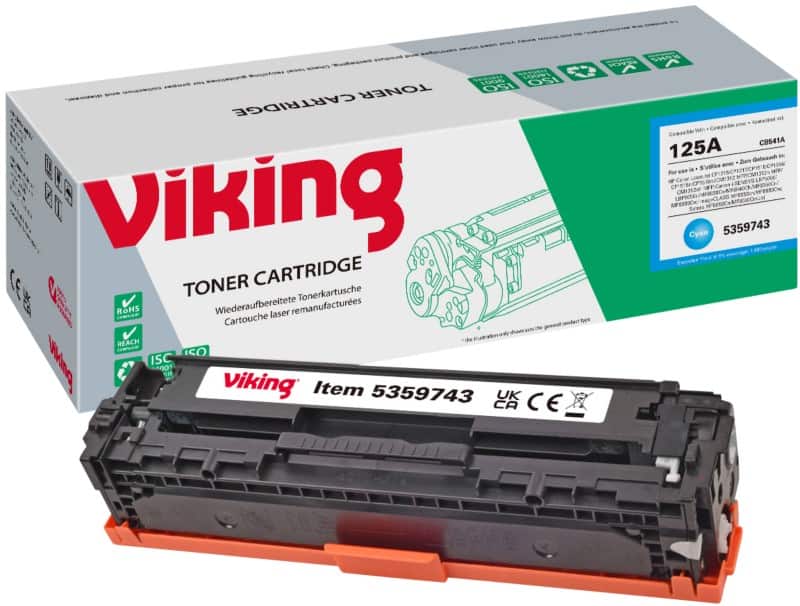 Toner Viking 125A compatible HP CB541A Cyan