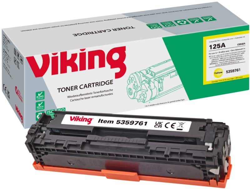 Toner Viking 125A compatible HP CB542A Jaune