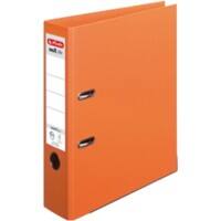Classeur à levier herlitz MaX.file Protect plus A4 80 mm Orange 2 anneaux Carton, PP (Polypropylène) Relief