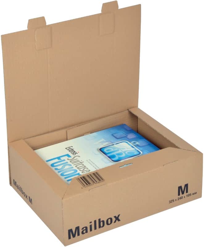 Boîte d'expédition pré-pliées ColomPac Mail-Box M Marron 330 (l) x 253 (P) x 110 (H) mm