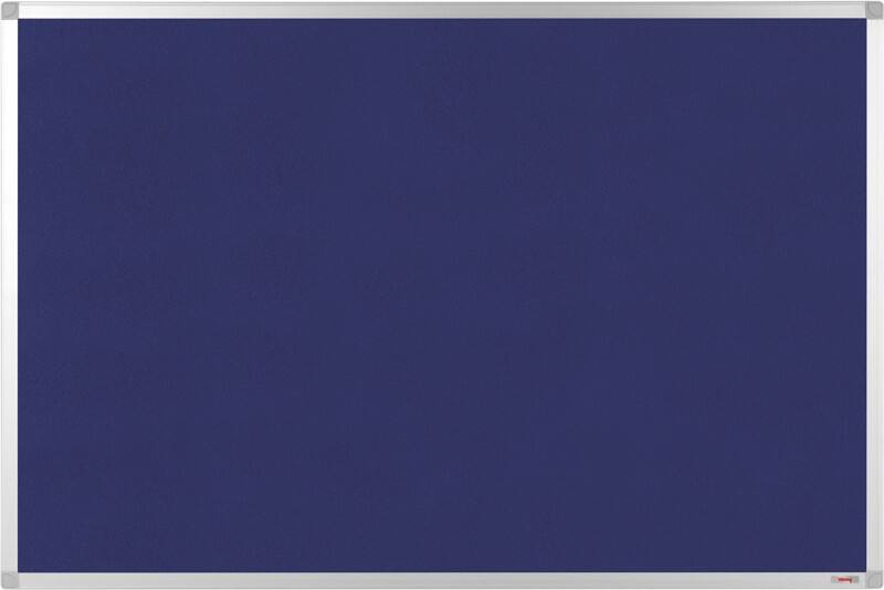 Tableau d'affichage Viking Non Magnétique Montage mural Feutre 120 (L) x 0,81 (P) x 90 (H) cm Aluminium Bleu