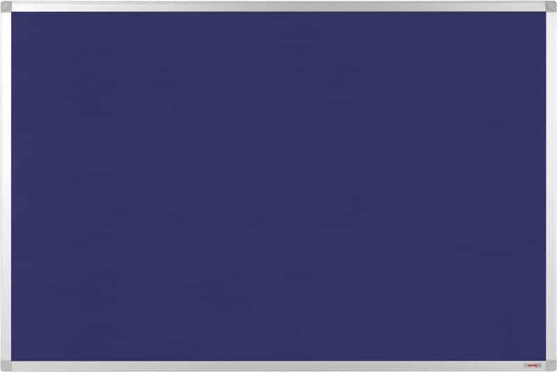 Tableau d’affichage Viking Non Magnétique Montage mural Feutre 60 (L) x 0,81 (P) x 45 (H) cm Aluminium Bleu