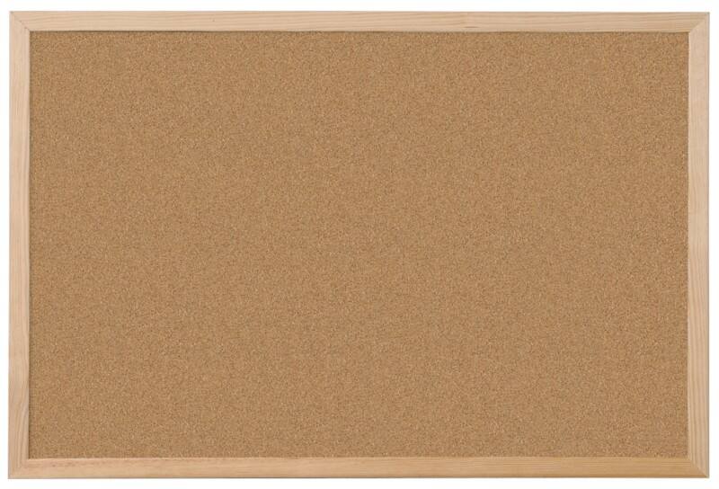 Tableau d'affichage Viking Non Magnétique Liège 60 (L) x 1,4 (P) x 45 (H) cm Beige