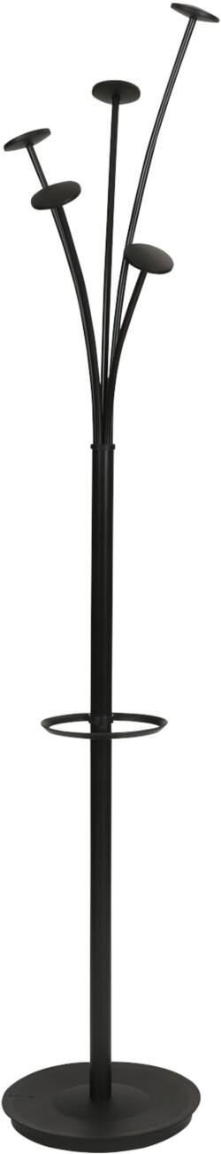 Porte-manteaux Alba 5 Crochets Noir