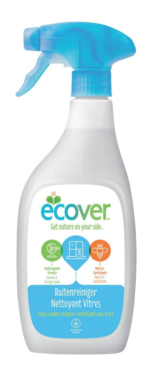 Spray vitres Ecover Sans tâches, Séchage rapide 500 ml