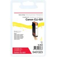Cartouche jet d'encre Office Depot Compatible Canon CLI-521Y Jaune