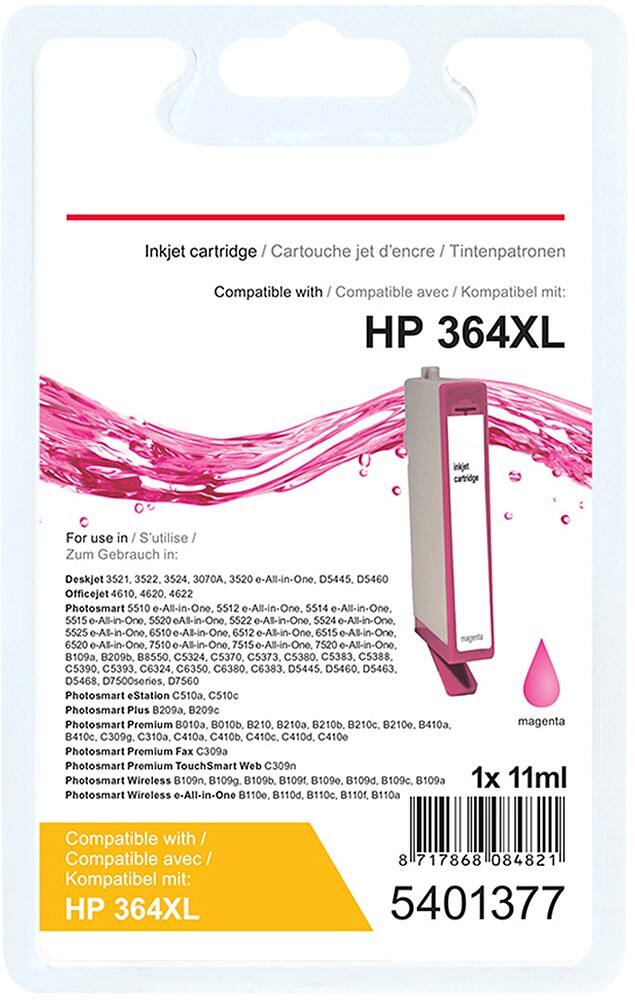 Cartouche jet d'encre Office Depot Compatible HP 364XL Magenta CN686EE