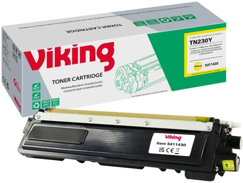 Toner Viking compatible Brother TN-230Y Jaune