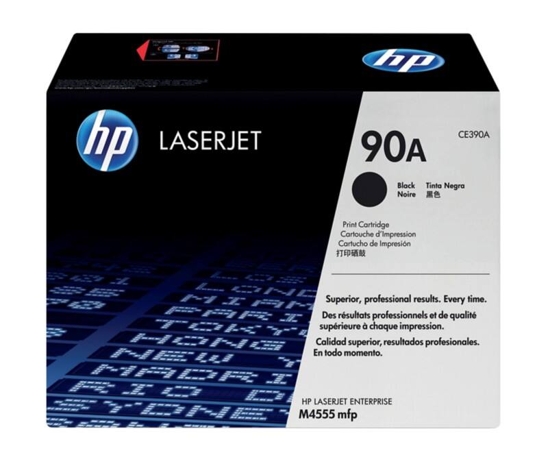 Toner HP 90A D'origine CE390A Noir
