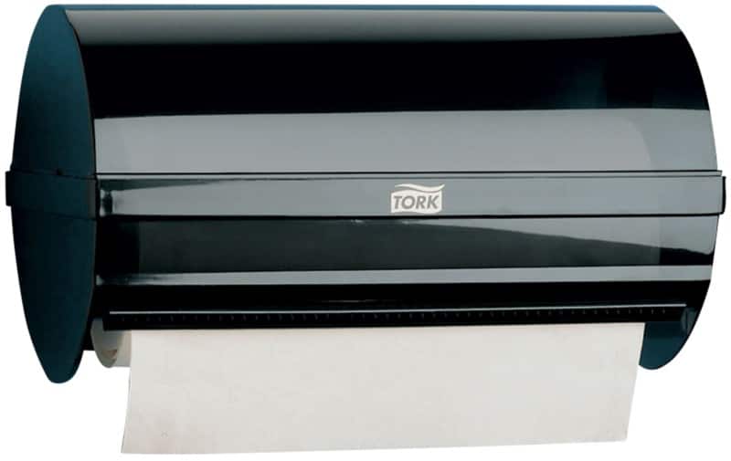 Distributeur d’essuie-mains en papier en rouleau Tork W5 Matière plastique Non-verrouillable Noir 29,6 x 17,1 x 17,1 cm
