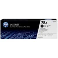 Toner HP D'origine 78A Noir CE278AD 2 Unités