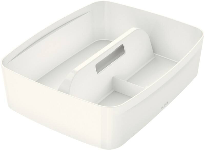 Organiseur Leitz MyBox WOW Grand Format Avec Poignée Blanc Plastique 30,7 x 37,5 x 10,1 cm