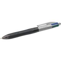 Stylo bille 4 couleurs BIC Grip Pro Bleu, Rouge, Noir, Vert 0,4 mm ou 0,1 mm Rechargeable