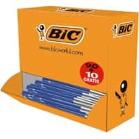 Stylo bille BIC M10 Bleu 90 + 10 gratuits 100 Unités