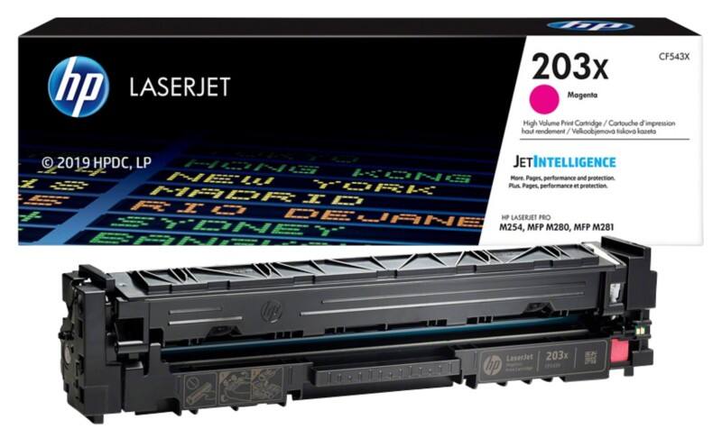 Toner HP 203X D'origine CF543X Magenta