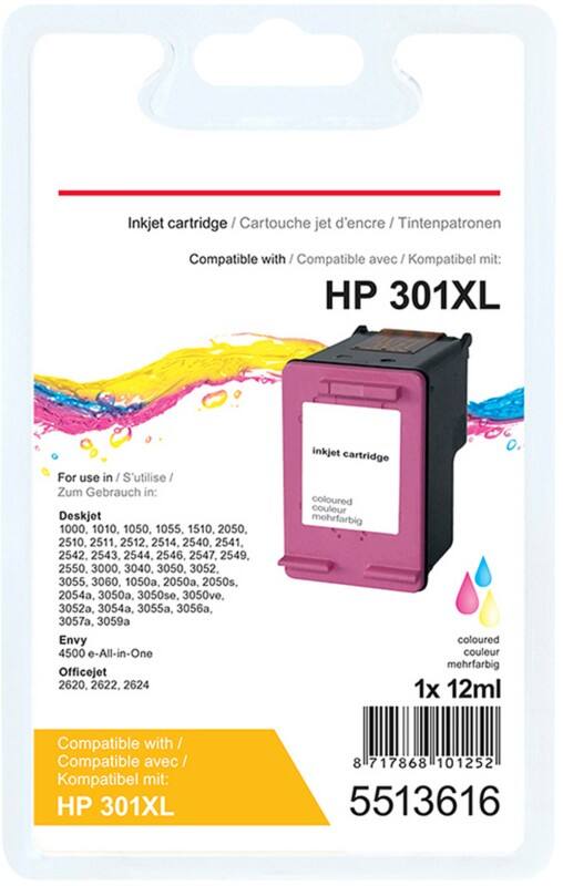 HP 301XL (CH564EE) - Cyan, Magenta et Jaune - Cartouche imprimante