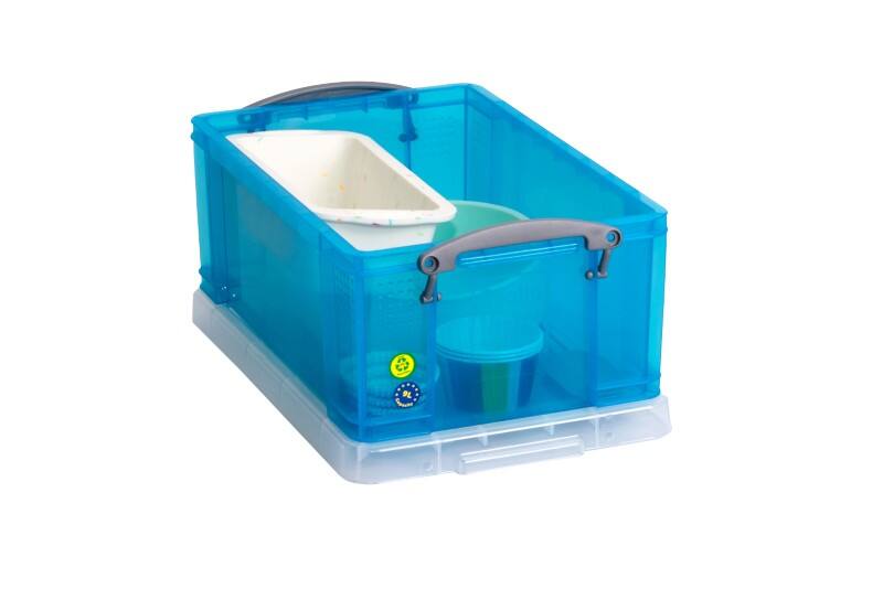 Boîte de rangement Really Useful Box Plastique 9 L Bleu 25,5 x 39,5 x 15,5 cm