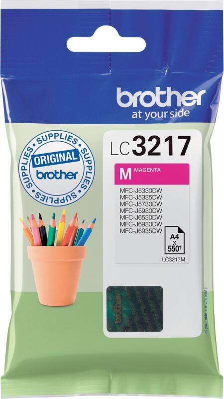 Cartouche jet d'encre Brother LC3217M D'origine Magenta