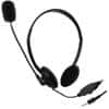Casque audio ewent EW3567 Filaire Serre-tête Prise Jack 3,5 mm Avec microphone Noir