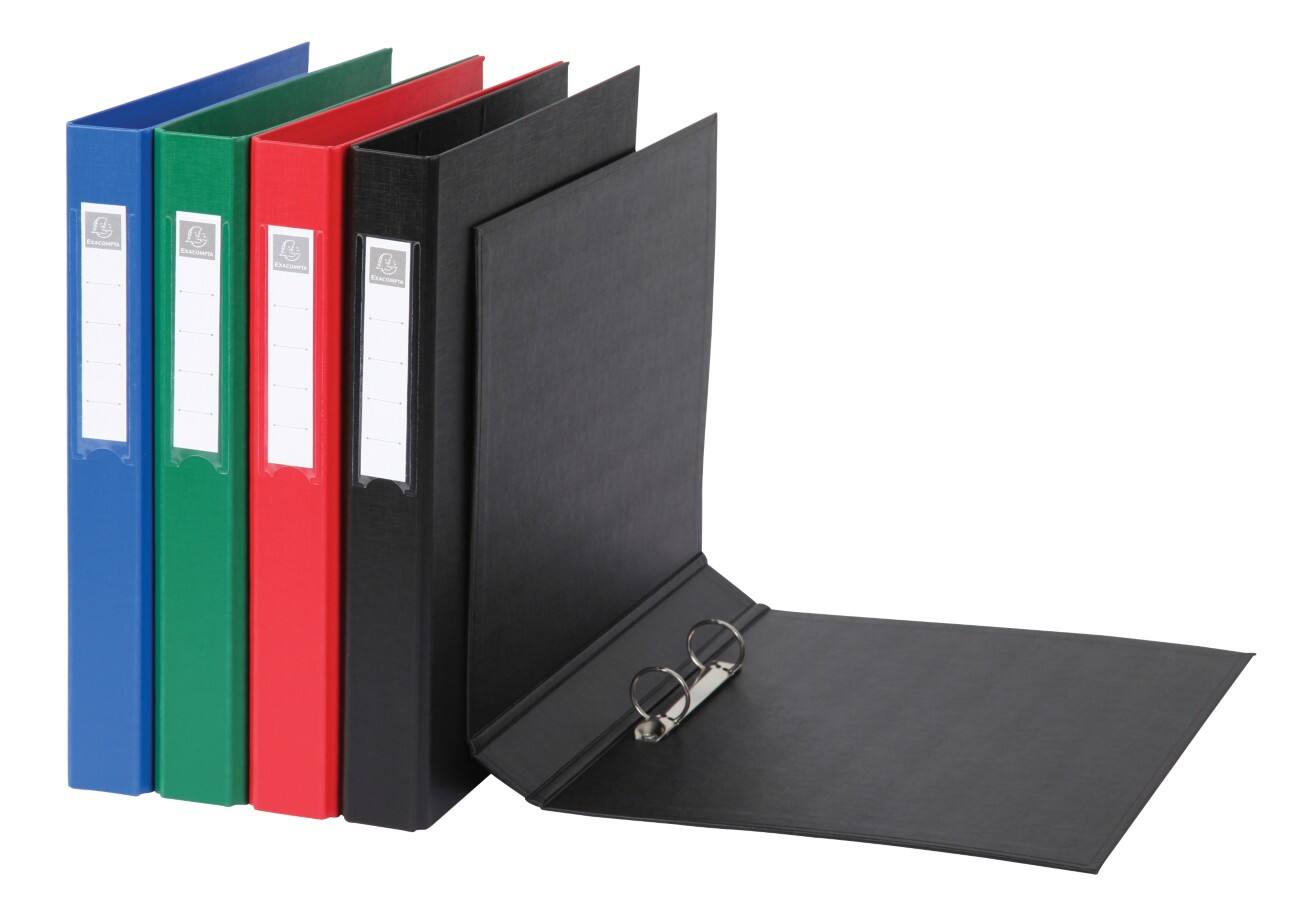 Classeur à anneaux Exacompta 2 anneaux 25 mm Polypropylène A4 Assortiment 10 Unités