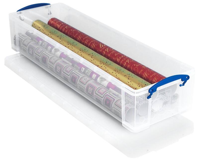 Boîte de rangement Really Useful Box Plastique 22 L Transparent 82 x 25,5 x 15,5 cm