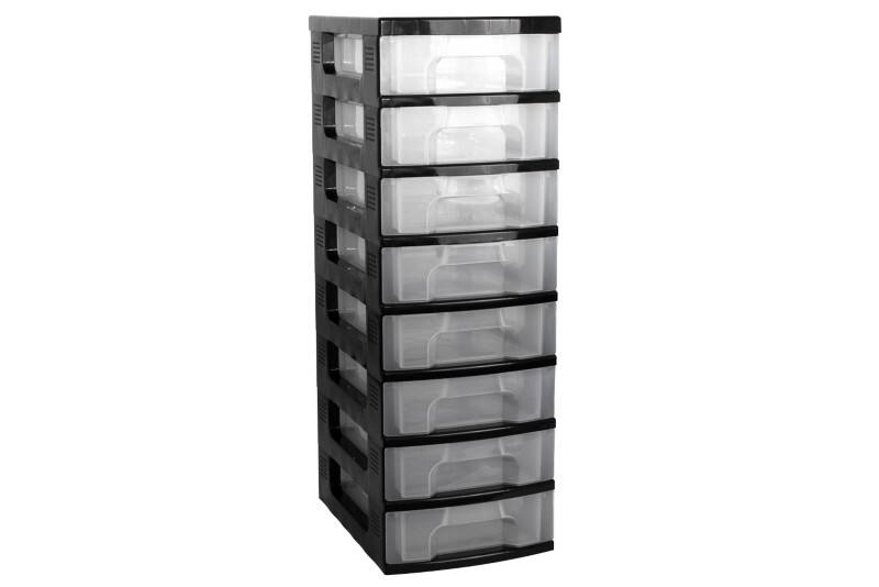 Module de rangement Really Useful Box Plastique 56 L Noir 30 x 42 x 92,5 cm