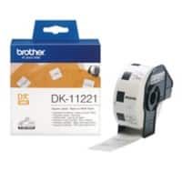 Étiquettes transfert thermique Brother DK-11221 23 x 23 mm Blanc 100 Unités de 10 Étiquettes